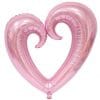 μπαλόνι με τρύπα ροζ καρδιά 30"