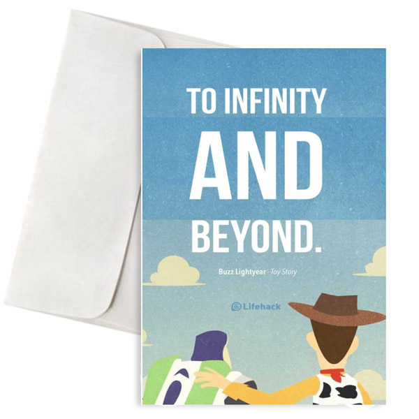 Ευχετήρια Κάρτα To Infinity and Beyond