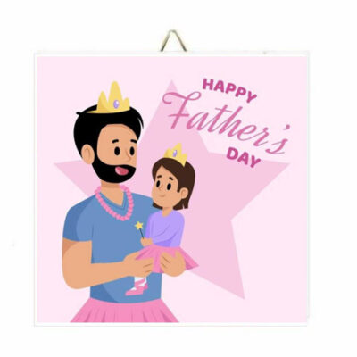 Καδράκι Happy Father's Day Princess