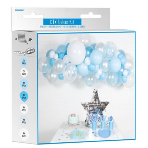 DIY Γιρλάντα Μπαλονιών Γαλάζιο (70 μπαλόνια)