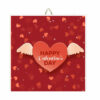 Ξύλινο Καδράκι "Happy Valentine's Day"