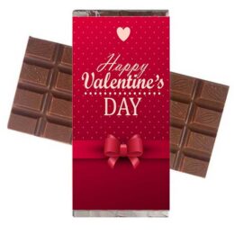 Σοκολάτα Βαλεντίνου "Happy Valentine's Day" 100 gr