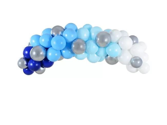 DIY Γιρλάντα με Μπαλόνια αποχρώσεις του Μπλε 200cm