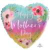 Μπαλόνι Καρδιά "Happy Mothers Day" Λουλούδια & Όμπρε