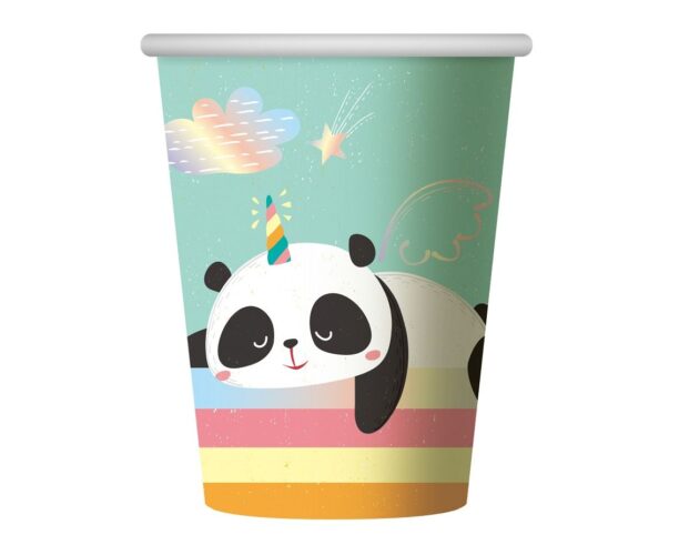 Ποτήρια χάρτινα Dreamy Panda (6 τεμ)