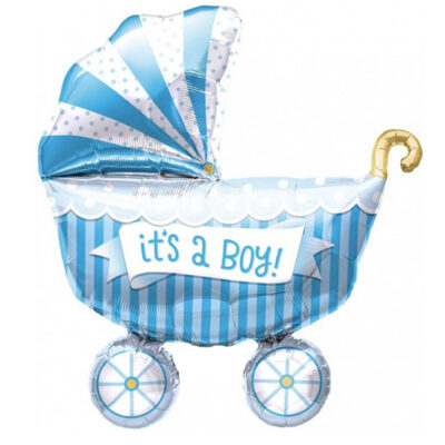Μπαλόνι It's a Boy Καροτσάκι Γαλάζιο