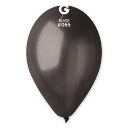 13" Μαύρο Μεταλλικό λάτεξ μπαλόνι