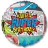 Μπαλόνι Comic Super Birthday
