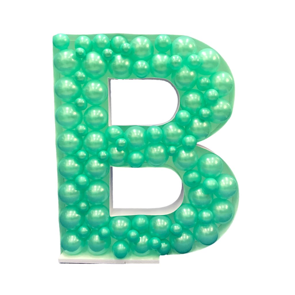 Πλαίσιο μπαλονιών Γράμμα B