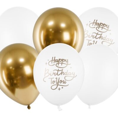 Σετ μπαλόνια Happy Birthday To You mix (6 τεμ)