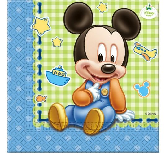 Χαρτοπετσέτες Baby Mickey Mouse (20 τεμ)