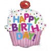 Μπαλόνι Birthday Cupcake Holographic