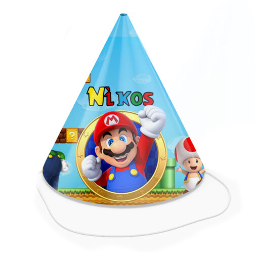 Καπελάκια πάρτυ Super Mario (6 τεμ)