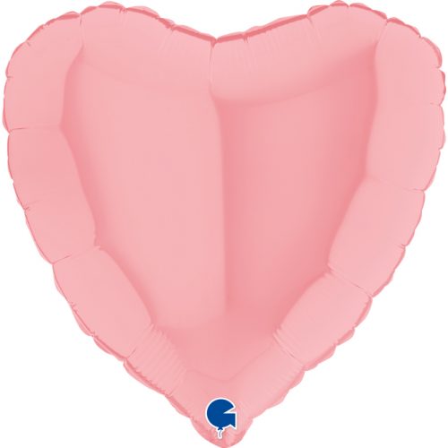 Μπαλόνι Καρδιά Ματ Ροζ 18"