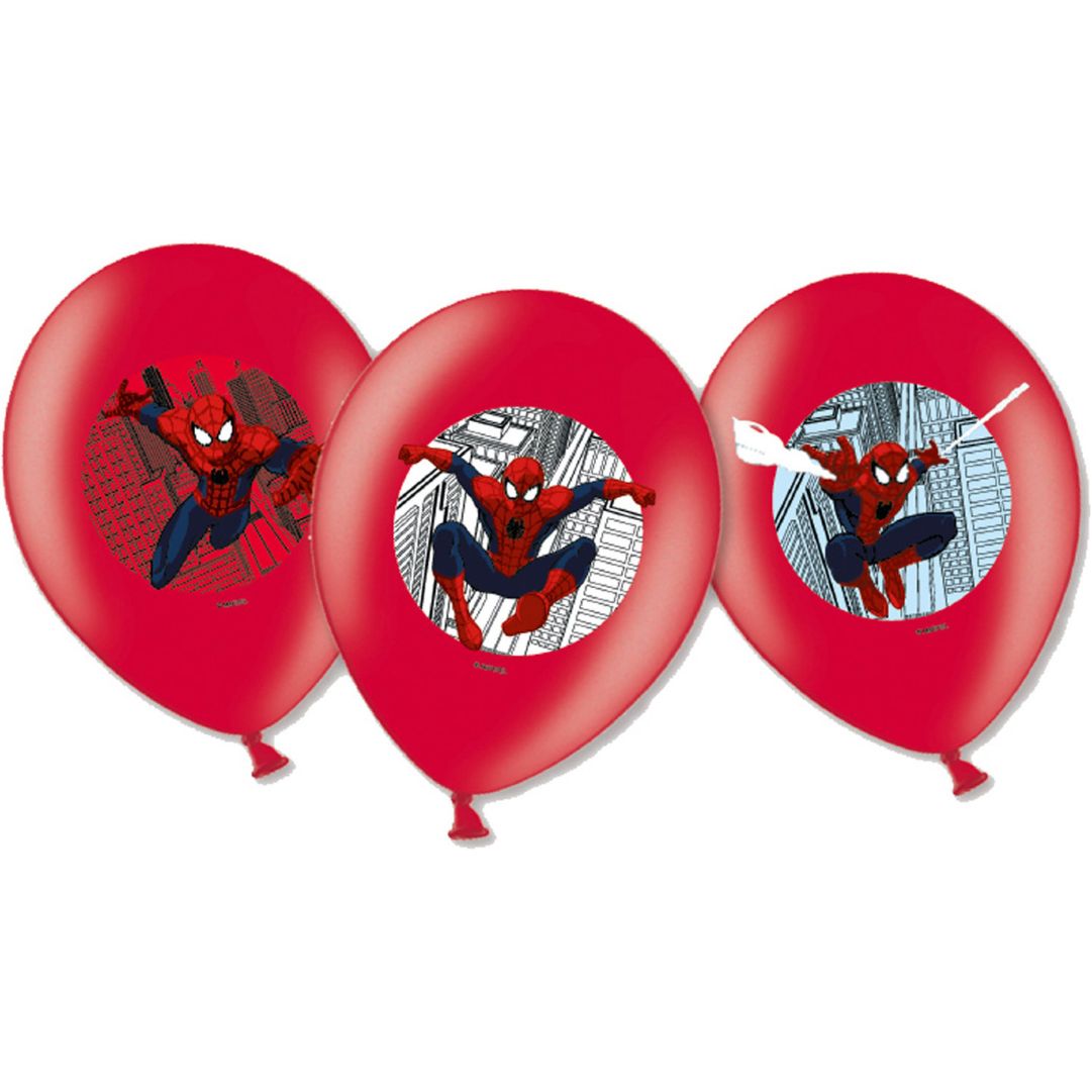 Σετ μπαλόνια Spiderman (6 τεμ)