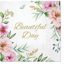 Χαρτοπετσέτες Beautiful Day Λουλούδια (20 τεμ)