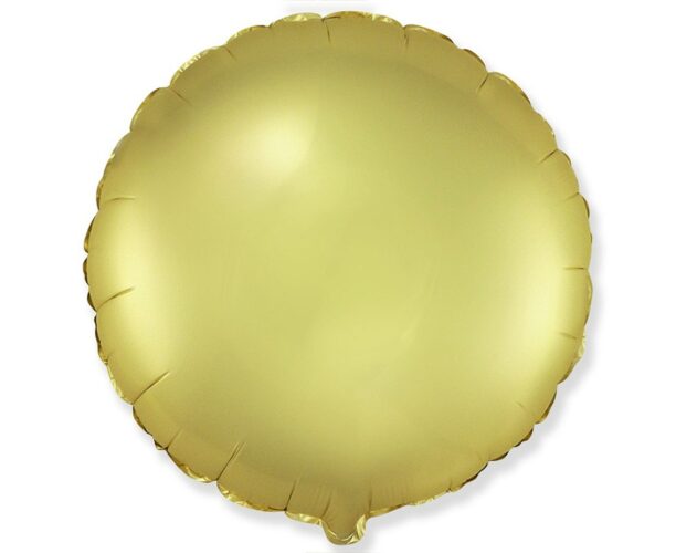 Μπαλόνι Χρυσό Στρογγυλό Σατέν 18"