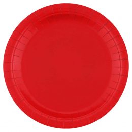 Πιάτα φαγητού Κόκκινα (14 τεμ)