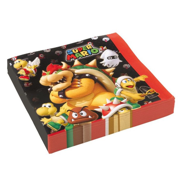 Χαρτοπετσέτες Super Mario (20 τεμ)