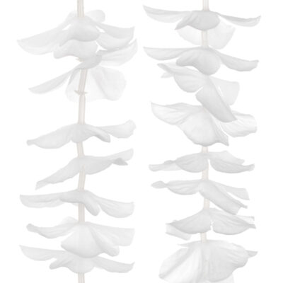 Διακοσμητικό Backdrop με λευκά Λουλούδια