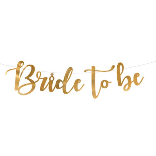 Γιρλάντα χρυσή Bride to Be