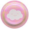Πιάτα γλυκού Ουράνιο Τόξο & Σύννεφο (8 τεμ)