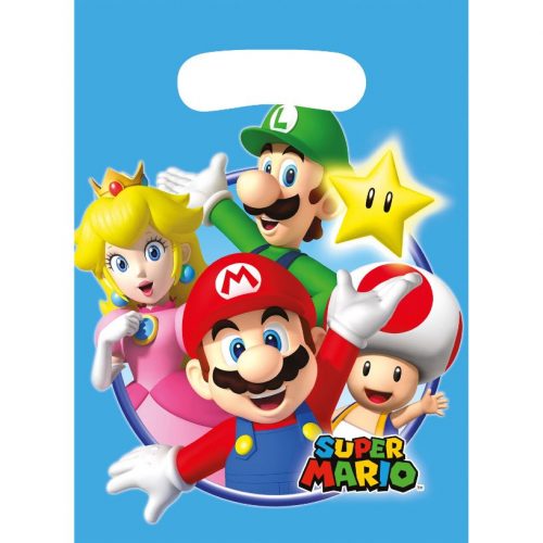 Σακουλάκια για δωράκια Super Mario (8 τεμ)