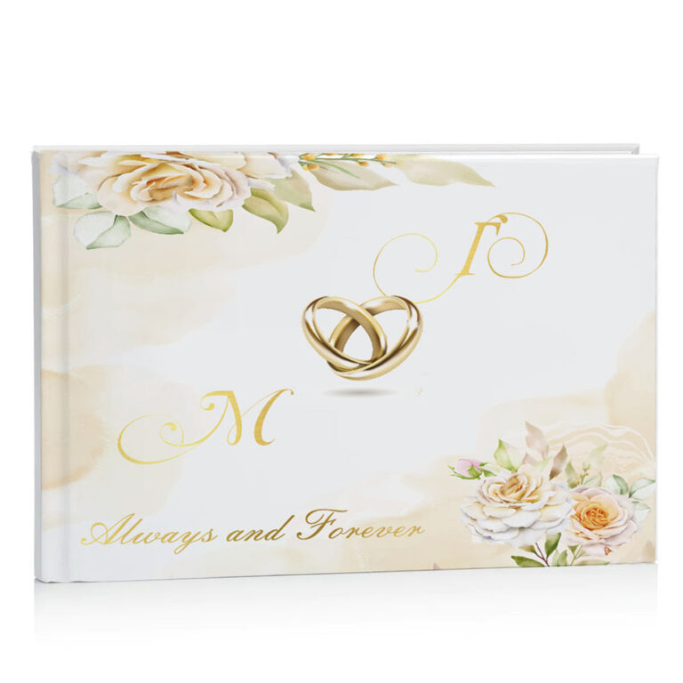 Βιβλίο Ευχών γάμου - Βέρες & Φλοράλ