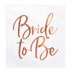 Χαρτοπετσέτες Bride to Be (20 τεμ)