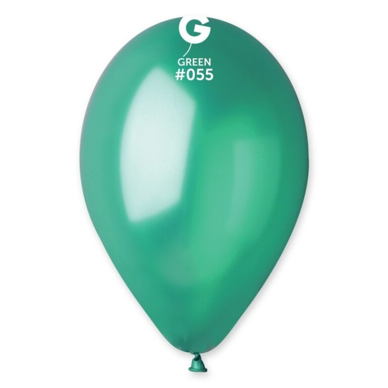 12" Μεταλλικό Πράσινο λάτεξ μπαλόνι