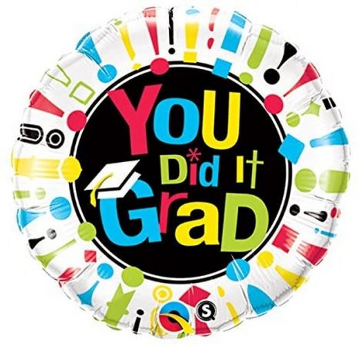 Μπαλόνι Αποφοίτησης "You Did It Grad"