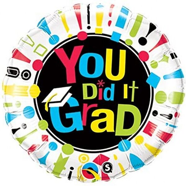 Μπαλόνι Αποφοίτησης "You Did It Grad"
