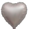 Μπαλόνι Καρδιά Ασημί Chrome 18"