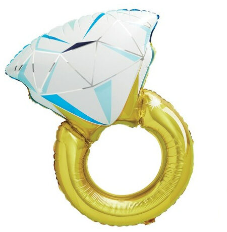19" Μπαλόνι δαχτυλίδι Μονόπετρο