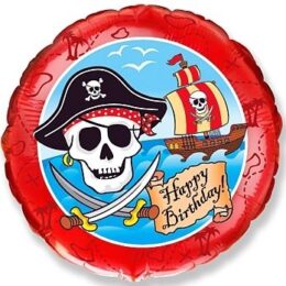 Μπαλόνι Πειρατές Happy Birthday