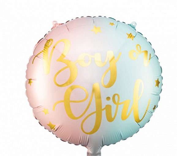 Μπαλόνι για Gender Reveal "Boy or Girl"
