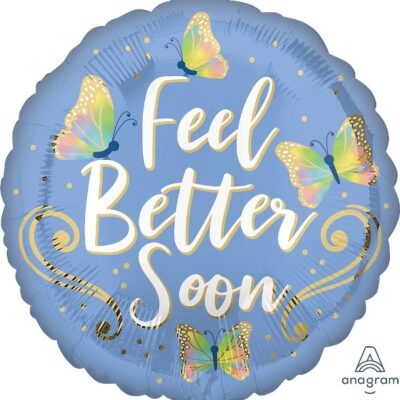 Μπαλόνι για Περαστικά "Feel Better Soon" Πεταλούδες