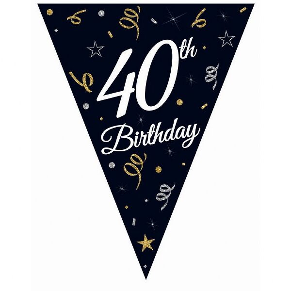 Μπάνερ γενεθλίων "40th Birthday"
