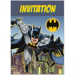 Προσκλήσεις πάρτυ Batman (8 τεμ)