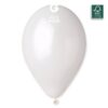 13" Άσπρο Μεταλλικό λάτεξ μπαλόνι
