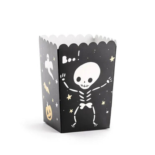 Κουτί Ποπκορν Σκελετός Boo (6 τεμ)