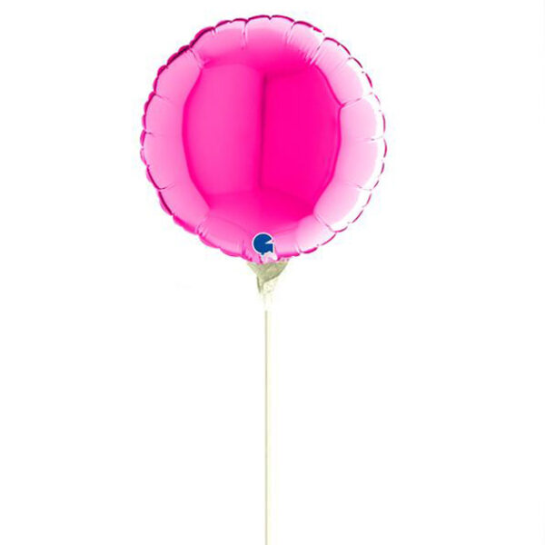 10" Mini Shape μπαλόνι Φούξια