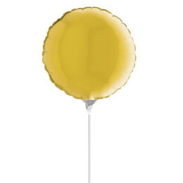 10" Mini Shape μπαλόνι παστέλ Κίτρινο