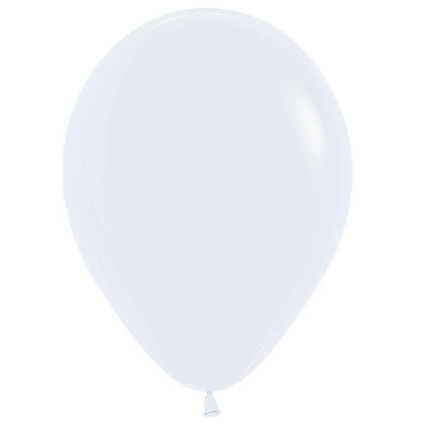 12" Λευκό Λάτεξ Μπαλόνι