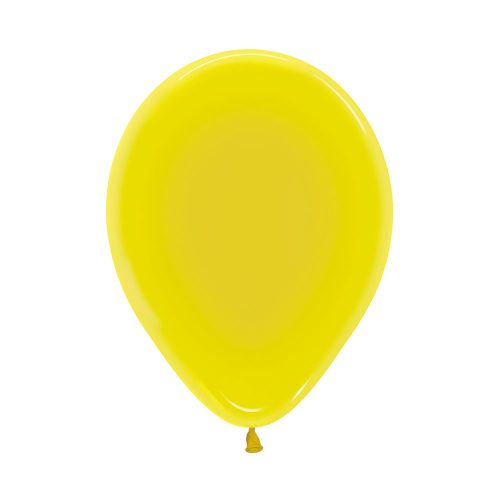 5" Διάφανο Κίτρινο λάτεξ μπαλόνι