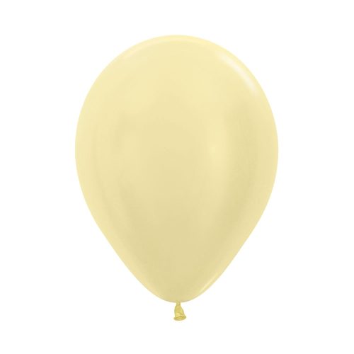 5" Κίτρινο Περλέ λάτεξ μπαλόνι
