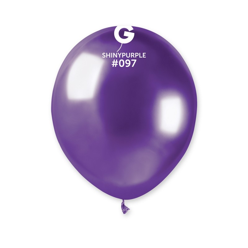 5" Μοβ Shiny λάτεξ μπαλόνι