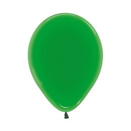 5" Διάφανο Πράσινο λάτεξ μπαλόνι