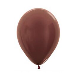 5" Σοκολατί Περλέ λάτεξ μπαλόνι