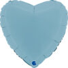 18" Μπαλόνι ματ Γαλάζια Καρδιά
